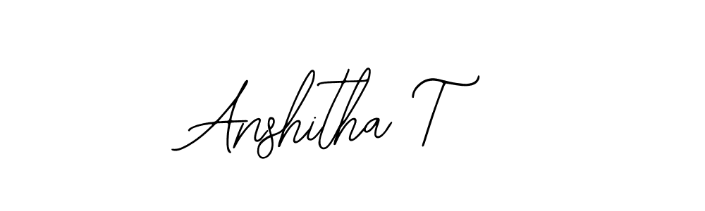 See photos of Anshitha T official signature by Spectra . Check more albums & portfolios. Read reviews & check more about Bearetta-2O07w font. Anshitha T signature style 12 images and pictures png