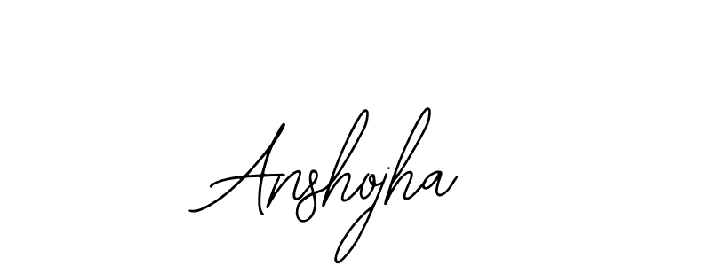 Make a short Anshojha signature style. Manage your documents anywhere anytime using Bearetta-2O07w. Create and add eSignatures, submit forms, share and send files easily. Anshojha signature style 12 images and pictures png