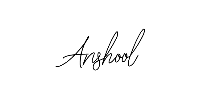 Make a short Anshool signature style. Manage your documents anywhere anytime using Bearetta-2O07w. Create and add eSignatures, submit forms, share and send files easily. Anshool signature style 12 images and pictures png