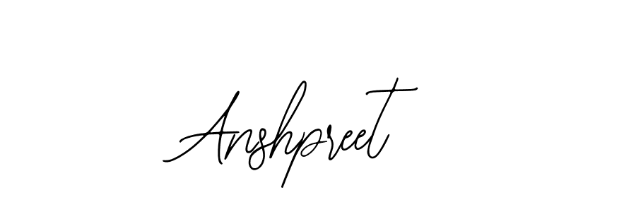 How to Draw Anshpreet signature style? Bearetta-2O07w is a latest design signature styles for name Anshpreet. Anshpreet signature style 12 images and pictures png