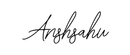 The Bearetta-2O07w typeface gives name Anshsahu a refined look. Suitable for certificates, diplomas, and official verification. Anshsahu signature style 12 images and pictures png