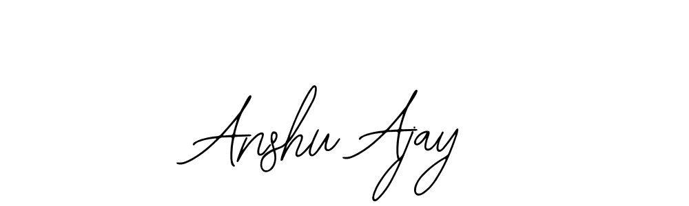 How to Draw Anshu Ajay signature style? Bearetta-2O07w is a latest design signature styles for name Anshu Ajay. Anshu Ajay signature style 12 images and pictures png
