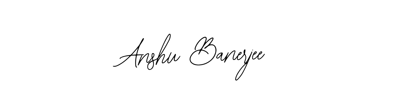 The best way (Bearetta-2O07w) to make a short signature is to pick only two or three words in your name. The name Anshu Banerjee include a total of six letters. For converting this name. Anshu Banerjee signature style 12 images and pictures png