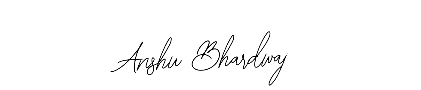 if you are searching for the best signature style for your name Anshu Bhardwaj. so please give up your signature search. here we have designed multiple signature styles  using Bearetta-2O07w. Anshu Bhardwaj signature style 12 images and pictures png