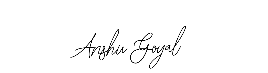 Also we have Anshu Goyal name is the best signature style. Create professional handwritten signature collection using Bearetta-2O07w autograph style. Anshu Goyal signature style 12 images and pictures png