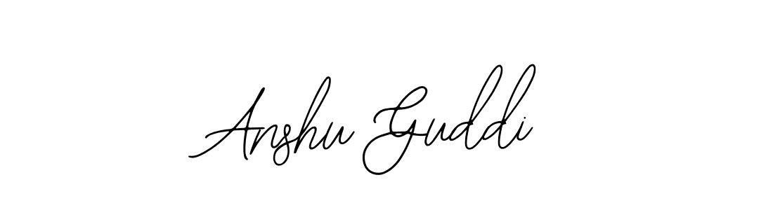 Make a beautiful signature design for name Anshu Guddi. Use this online signature maker to create a handwritten signature for free. Anshu Guddi signature style 12 images and pictures png
