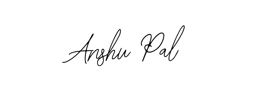 Use a signature maker to create a handwritten signature online. With this signature software, you can design (Bearetta-2O07w) your own signature for name Anshu Pal. Anshu Pal signature style 12 images and pictures png