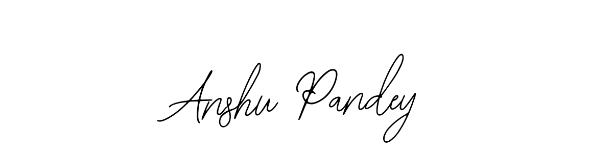 Make a beautiful signature design for name Anshu Pandey. With this signature (Bearetta-2O07w) style, you can create a handwritten signature for free. Anshu Pandey signature style 12 images and pictures png