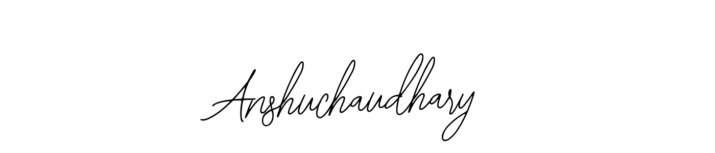 How to Draw Anshuchaudhary signature style? Bearetta-2O07w is a latest design signature styles for name Anshuchaudhary. Anshuchaudhary signature style 12 images and pictures png
