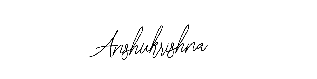 Design your own signature with our free online signature maker. With this signature software, you can create a handwritten (Bearetta-2O07w) signature for name Anshukrishna. Anshukrishna signature style 12 images and pictures png