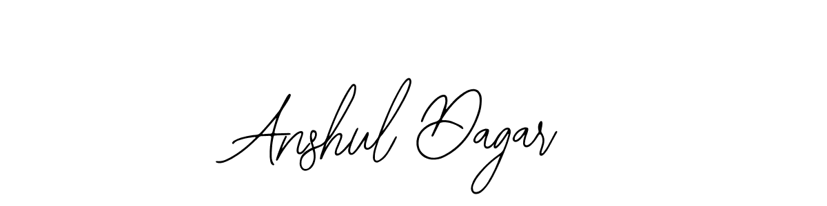 Also we have Anshul Dagar name is the best signature style. Create professional handwritten signature collection using Bearetta-2O07w autograph style. Anshul Dagar signature style 12 images and pictures png