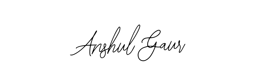 The best way (Bearetta-2O07w) to make a short signature is to pick only two or three words in your name. The name Anshul Gaur include a total of six letters. For converting this name. Anshul Gaur signature style 12 images and pictures png