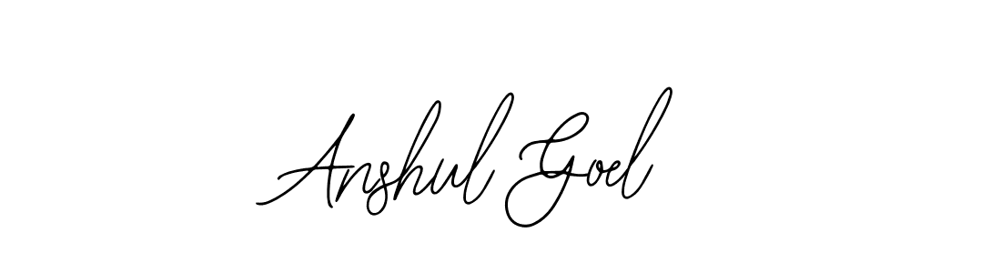 Create a beautiful signature design for name Anshul Goel. With this signature (Bearetta-2O07w) fonts, you can make a handwritten signature for free. Anshul Goel signature style 12 images and pictures png