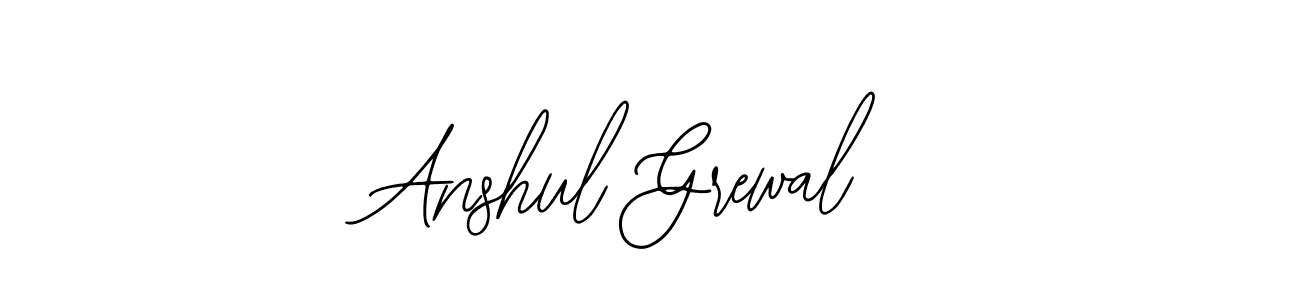 You should practise on your own different ways (Bearetta-2O07w) to write your name (Anshul Grewal) in signature. don't let someone else do it for you. Anshul Grewal signature style 12 images and pictures png