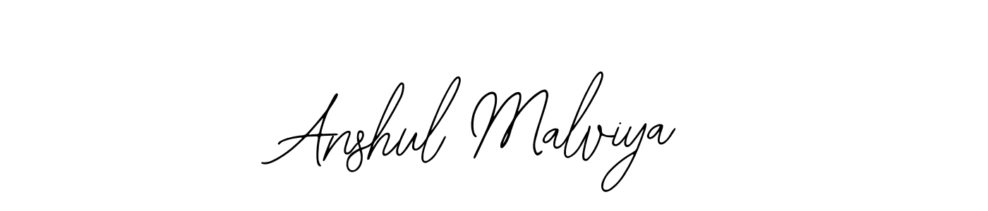 Similarly Bearetta-2O07w is the best handwritten signature design. Signature creator online .You can use it as an online autograph creator for name Anshul Malviya. Anshul Malviya signature style 12 images and pictures png
