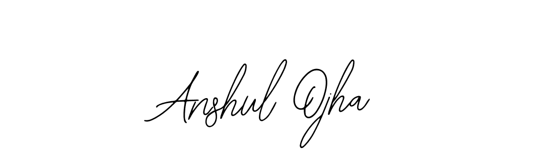 if you are searching for the best signature style for your name Anshul Ojha. so please give up your signature search. here we have designed multiple signature styles  using Bearetta-2O07w. Anshul Ojha signature style 12 images and pictures png