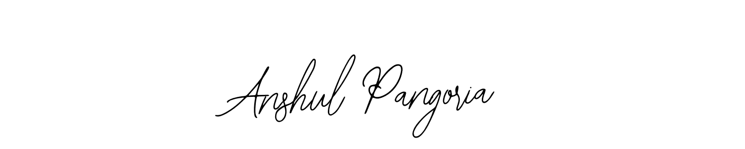 Bearetta-2O07w is a professional signature style that is perfect for those who want to add a touch of class to their signature. It is also a great choice for those who want to make their signature more unique. Get Anshul Pangoria name to fancy signature for free. Anshul Pangoria signature style 12 images and pictures png