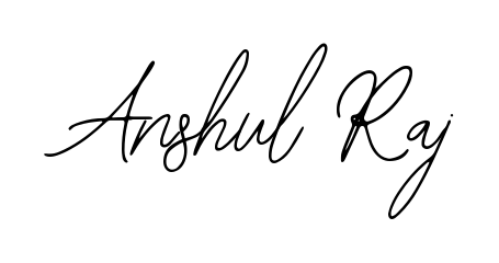 A stylish, flowing autograph style designed for name Anshul Raj using Bearetta-2O07w typography. Perfect for digital creative projects. Anshul Raj signature style 12 images and pictures png