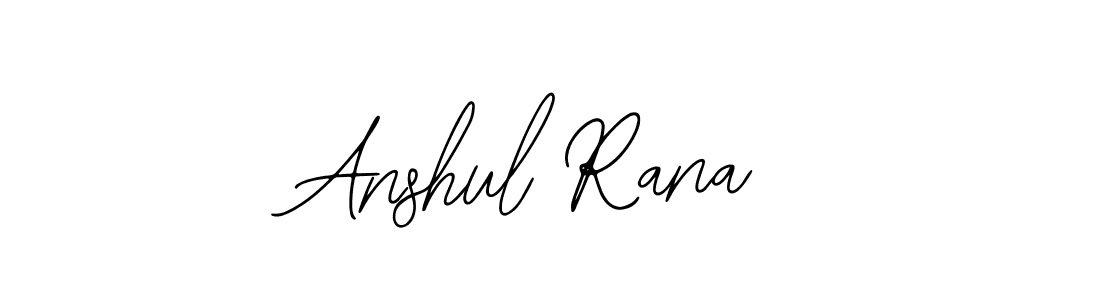 How to make Anshul Rana signature? Bearetta-2O07w is a professional autograph style. Create handwritten signature for Anshul Rana name. Anshul Rana signature style 12 images and pictures png