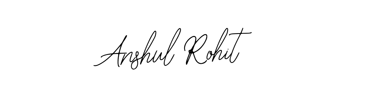 Also You can easily find your signature by using the search form. We will create Anshul Rohit name handwritten signature images for you free of cost using Bearetta-2O07w sign style. Anshul Rohit signature style 12 images and pictures png