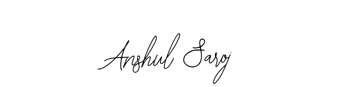 Design your own signature with our free online signature maker. With this signature software, you can create a handwritten (Bearetta-2O07w) signature for name Anshul Saroj. Anshul Saroj signature style 12 images and pictures png