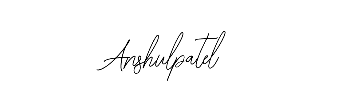 Similarly Bearetta-2O07w is the best handwritten signature design. Signature creator online .You can use it as an online autograph creator for name Anshulpatel. Anshulpatel signature style 12 images and pictures png