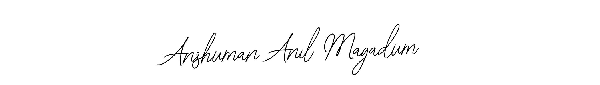 Similarly Bearetta-2O07w is the best handwritten signature design. Signature creator online .You can use it as an online autograph creator for name Anshuman Anil Magadum. Anshuman Anil Magadum signature style 12 images and pictures png