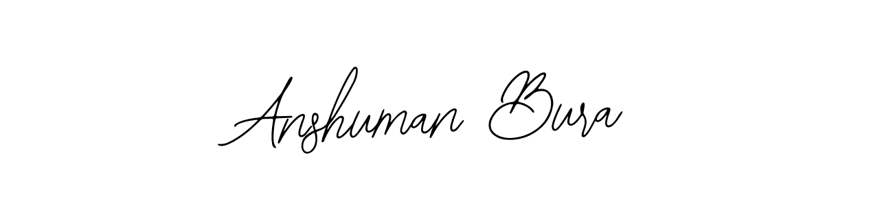 You should practise on your own different ways (Bearetta-2O07w) to write your name (Anshuman Bura) in signature. don't let someone else do it for you. Anshuman Bura signature style 12 images and pictures png