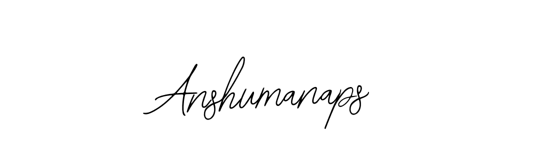 The best way (Bearetta-2O07w) to make a short signature is to pick only two or three words in your name. The name Anshumanaps include a total of six letters. For converting this name. Anshumanaps signature style 12 images and pictures png