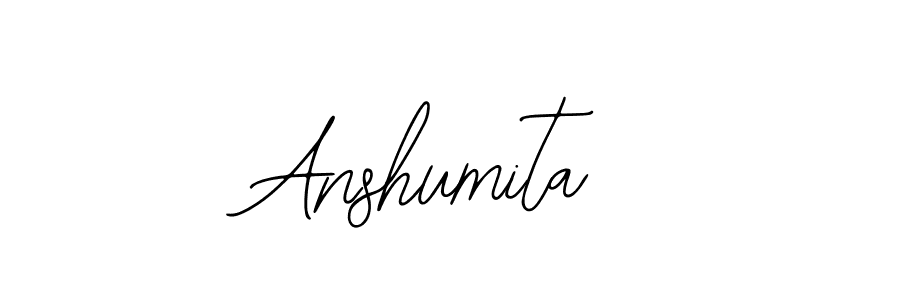 Use a signature maker to create a handwritten signature online. With this signature software, you can design (Bearetta-2O07w) your own signature for name Anshumita. Anshumita signature style 12 images and pictures png