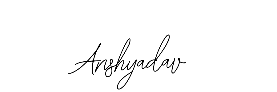 Also we have Anshyadav name is the best signature style. Create professional handwritten signature collection using Bearetta-2O07w autograph style. Anshyadav signature style 12 images and pictures png