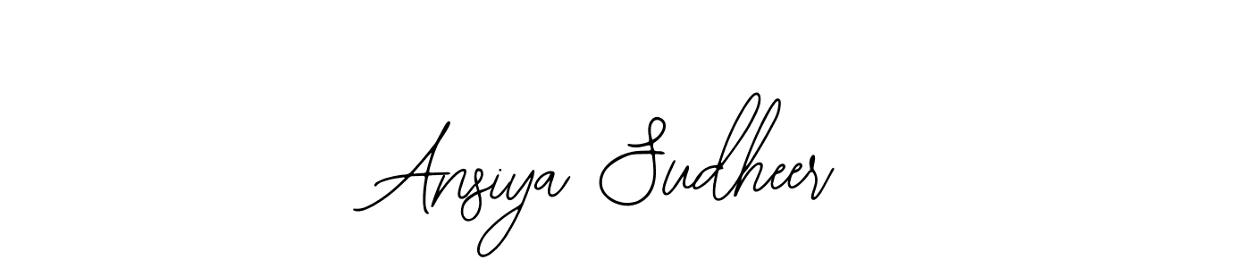 Also we have Ansiya Sudheer name is the best signature style. Create professional handwritten signature collection using Bearetta-2O07w autograph style. Ansiya Sudheer signature style 12 images and pictures png