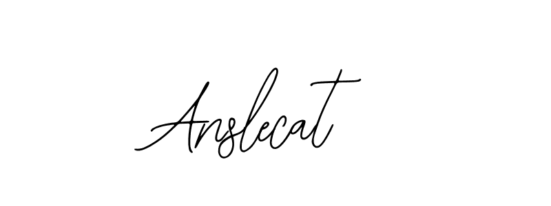 Anslecat stylish signature style. Best Handwritten Sign (Bearetta-2O07w) for my name. Handwritten Signature Collection Ideas for my name Anslecat. Anslecat signature style 12 images and pictures png