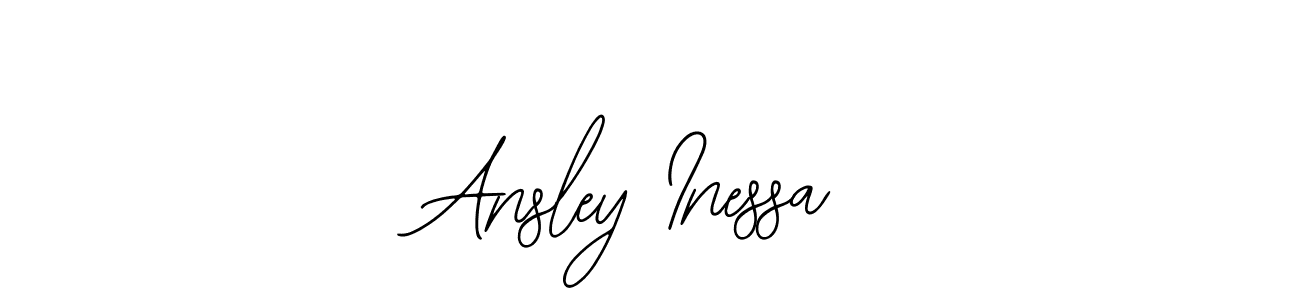 Also You can easily find your signature by using the search form. We will create Ansley Inessa name handwritten signature images for you free of cost using Bearetta-2O07w sign style. Ansley Inessa signature style 12 images and pictures png