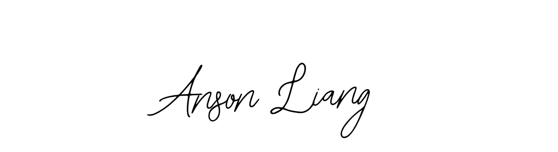 Use a signature maker to create a handwritten signature online. With this signature software, you can design (Bearetta-2O07w) your own signature for name Anson Liang. Anson Liang signature style 12 images and pictures png