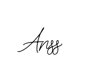 Use a signature maker to create a handwritten signature online. With this signature software, you can design (Bearetta-2O07w) your own signature for name Anss. Anss signature style 12 images and pictures png