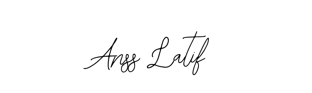 Use a signature maker to create a handwritten signature online. With this signature software, you can design (Bearetta-2O07w) your own signature for name Anss Latif. Anss Latif signature style 12 images and pictures png
