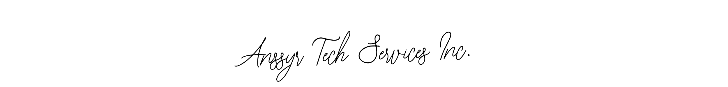 Use a signature maker to create a handwritten signature online. With this signature software, you can design (Bearetta-2O07w) your own signature for name Anssyr Tech Services Inc.. Anssyr Tech Services Inc. signature style 12 images and pictures png