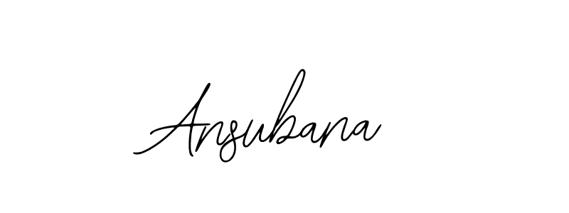 Also we have Ansubana name is the best signature style. Create professional handwritten signature collection using Bearetta-2O07w autograph style. Ansubana signature style 12 images and pictures png