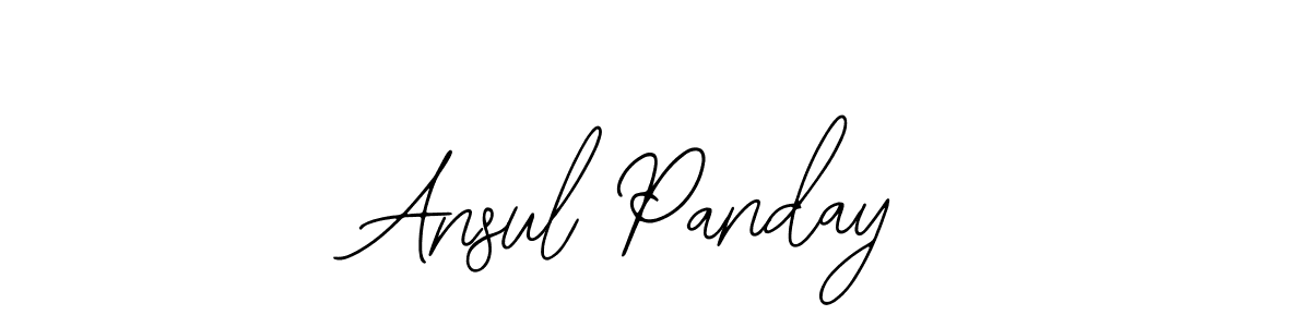 Ansul Panday stylish signature style. Best Handwritten Sign (Bearetta-2O07w) for my name. Handwritten Signature Collection Ideas for my name Ansul Panday. Ansul Panday signature style 12 images and pictures png