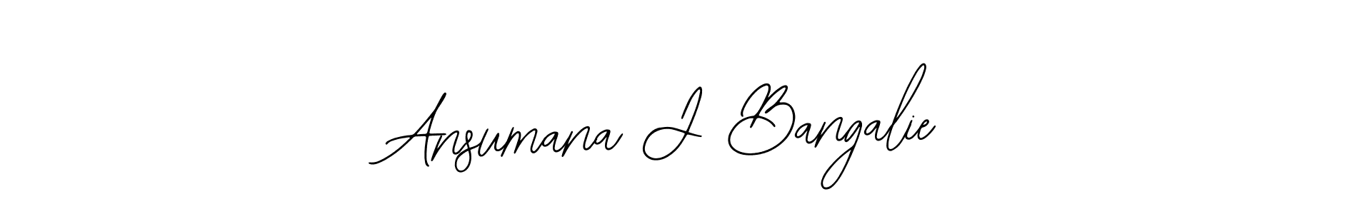 Make a beautiful signature design for name Ansumana J Bangalie. Use this online signature maker to create a handwritten signature for free. Ansumana J Bangalie signature style 12 images and pictures png