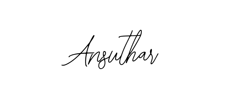 Here are the top 10 professional signature styles for the name Ansuthar. These are the best autograph styles you can use for your name. Ansuthar signature style 12 images and pictures png