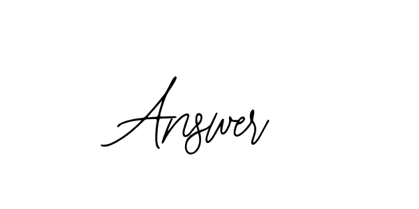 How to Draw Answer signature style? Bearetta-2O07w is a latest design signature styles for name Answer. Answer signature style 12 images and pictures png