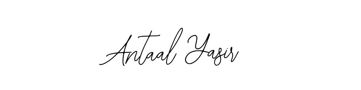 You should practise on your own different ways (Bearetta-2O07w) to write your name (Antaal Yasir) in signature. don't let someone else do it for you. Antaal Yasir signature style 12 images and pictures png