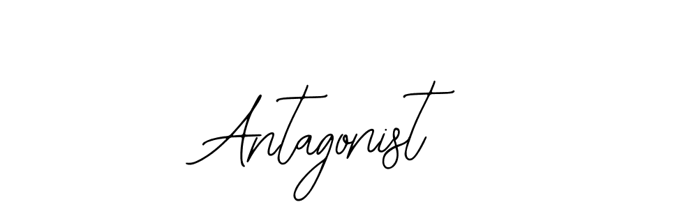 Use a signature maker to create a handwritten signature online. With this signature software, you can design (Bearetta-2O07w) your own signature for name Antagonist. Antagonist signature style 12 images and pictures png