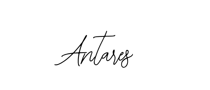 Design your own signature with our free online signature maker. With this signature software, you can create a handwritten (Bearetta-2O07w) signature for name Antares. Antares signature style 12 images and pictures png