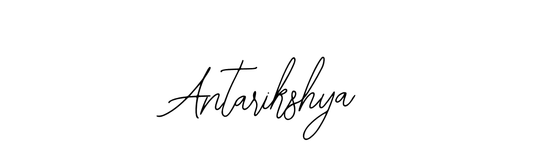 How to make Antarikshya name signature. Use Bearetta-2O07w style for creating short signs online. This is the latest handwritten sign. Antarikshya signature style 12 images and pictures png
