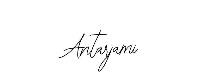 The best way (Bearetta-2O07w) to make a short signature is to pick only two or three words in your name. The name Antarjami include a total of six letters. For converting this name. Antarjami signature style 12 images and pictures png