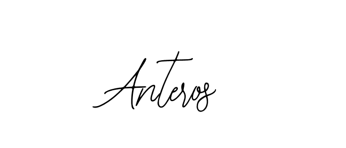 Design your own signature with our free online signature maker. With this signature software, you can create a handwritten (Bearetta-2O07w) signature for name Anteros. Anteros signature style 12 images and pictures png