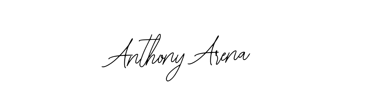 Design your own signature with our free online signature maker. With this signature software, you can create a handwritten (Bearetta-2O07w) signature for name Anthony Arena. Anthony Arena signature style 12 images and pictures png